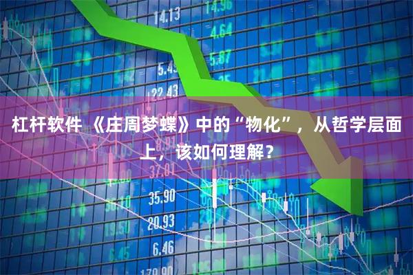 杠杆软件 《庄周梦蝶》中的“物化”，从哲学层面上，该如何理解？